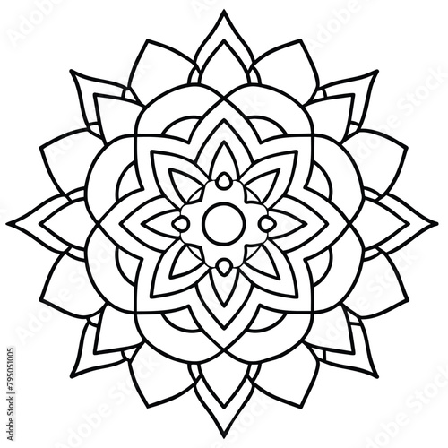 Mind Relaxing Coloring Page Mandala For Adults Coloring Page Mandala For Adults Coloring Mandala