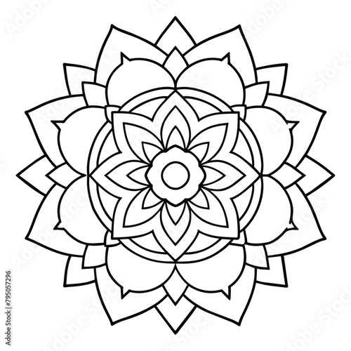 Mind Relaxing Coloring Page Mandala For Adults Coloring Page Mandala For Adults Coloring Mandala