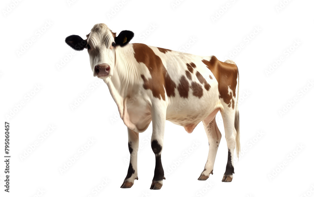 cow isolated on white background