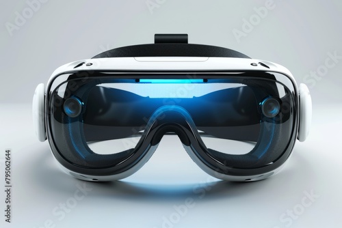 Modern virtual reality helmet glasses