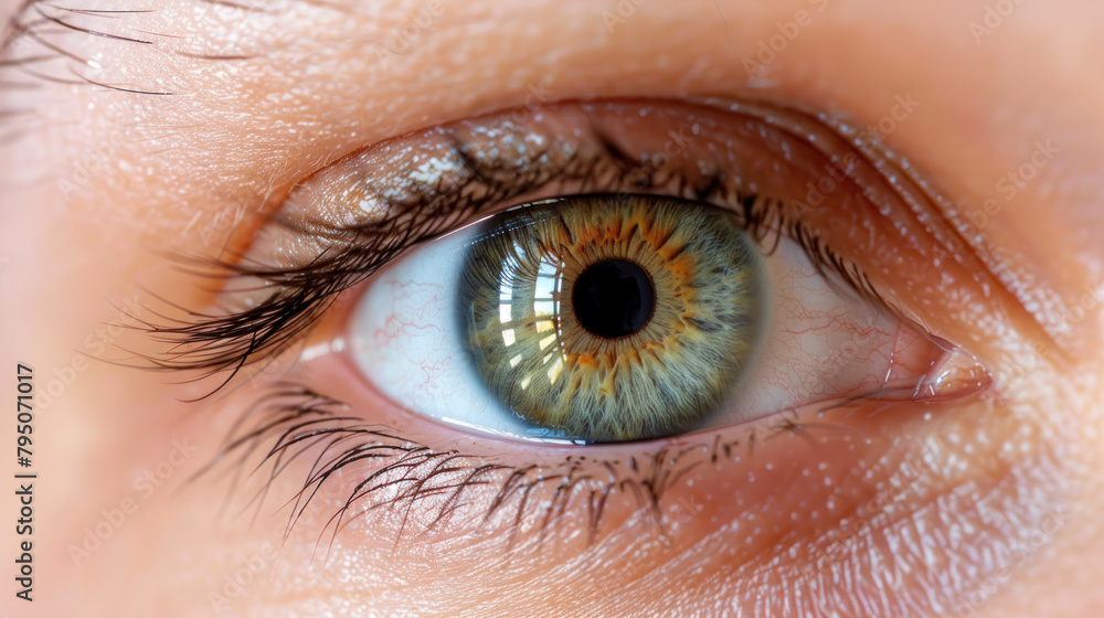 Captivating Close-Up of a Eye, eyes are the mirror of soul, eye close-up shot, abstract