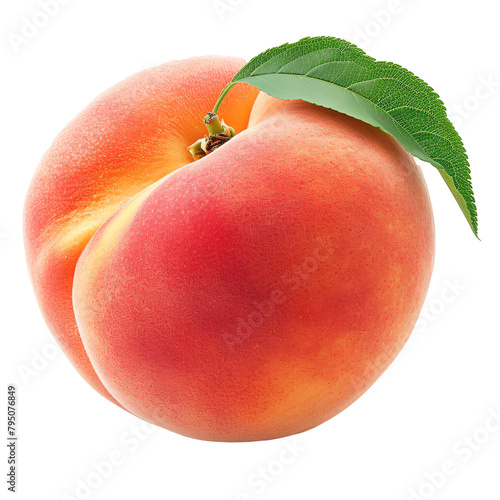 fresh Peach transparent photo photo