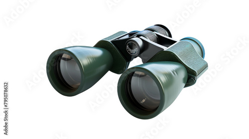 The Power of Binoculars in Wildlife Observation On Transparent Background.
