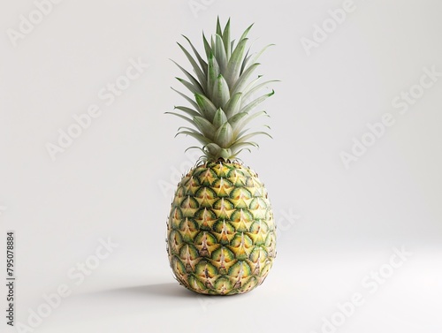a pineapple with a green stem photo