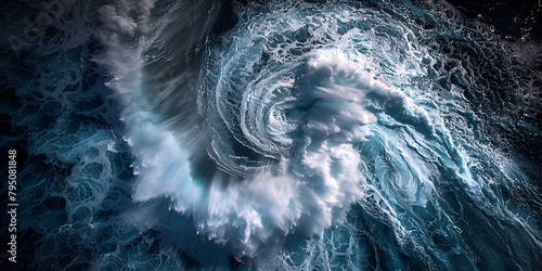 A wave crashes against a breakwater signaling the powerful forces of nature that can disrupt grain 