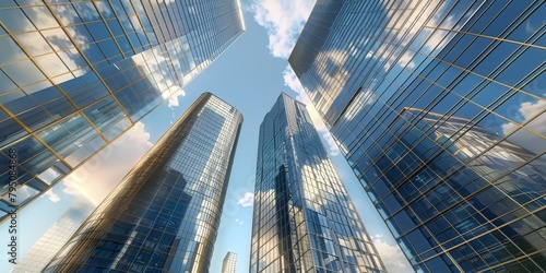 skyscrapers of a big city Generative AI