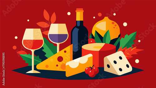 A celebration of bold and flavorful combinations such as smoky gouda with zesty red wines or tangy feta with crisp white wines..