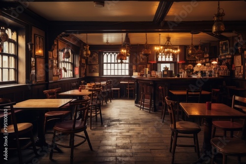 Vintage pub furniture chair bar