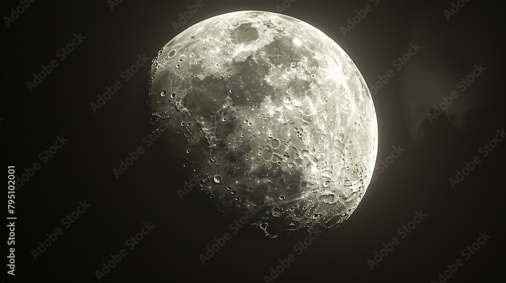 Eclipse: A photo of a partial lunar eclipse