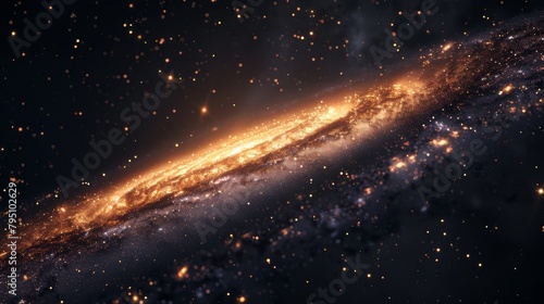 Galaxy: A 3D representation of the Cigar Galaxy