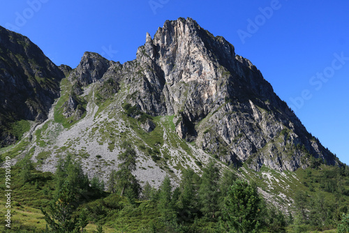 mountain views of the peaks of the Tyrolean Alps