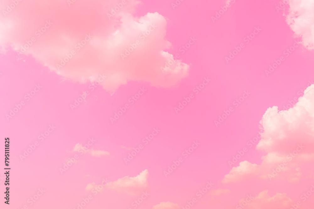 pink sky with clouds