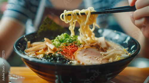noodles with shrimp,generative ai