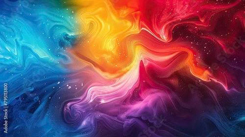Abstract vibrant spectrum  liquid backgrounds