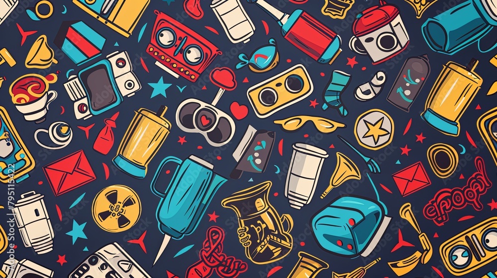 seamless pattern with other things seamless pattern with other things