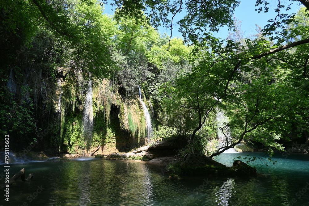 Fototapeta premium Kurşunlu Waterfall in Antalya - Kurşunlu Şelalesi