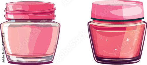 Cartoon cosmetic jar