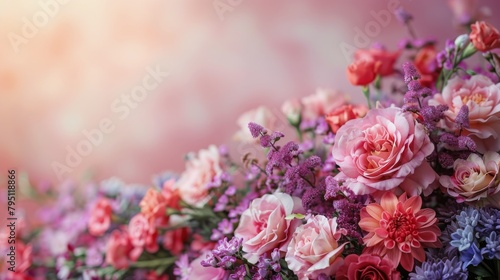 A Bouquet of Flowers in a Vase