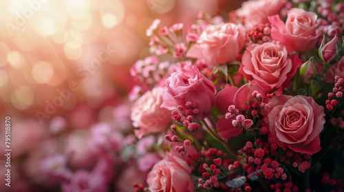 A Bouquet of Flowers in a Vase