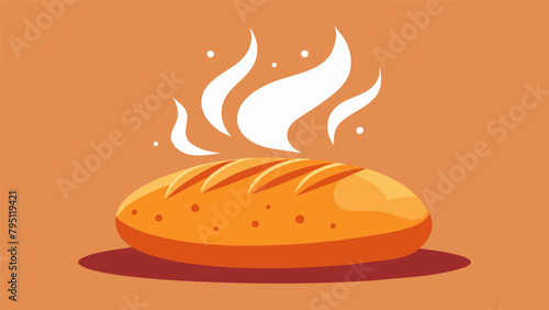 Steam rising from a batch of freshly baked artisan bread filling the kitchen with a mouthwatering aroma..