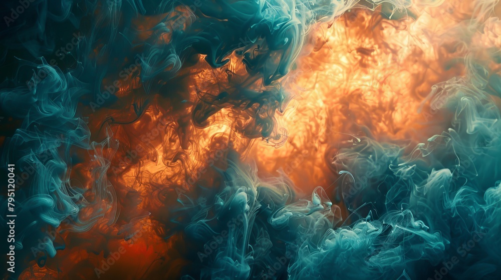 煙状のアブストラクト背景素材,Generative AI AI画像 煙状のアブストラクト背景素材,Generative AI AI画像