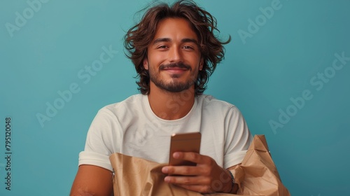 Man Holding Smart Phone
