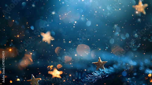Stars christmas background -- © UsamaR