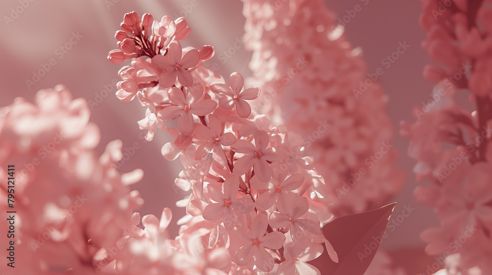 Pink lilac. Pink lilac.