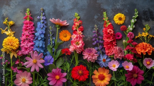 Bunch of Flowers in Grass