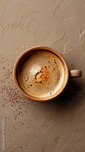 A Cup of Coffee on a Table