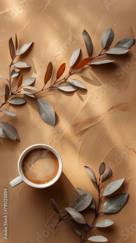 A Cup of Coffee on a Table