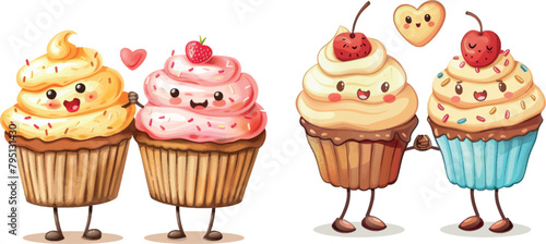 Cartoon muffins forever friends