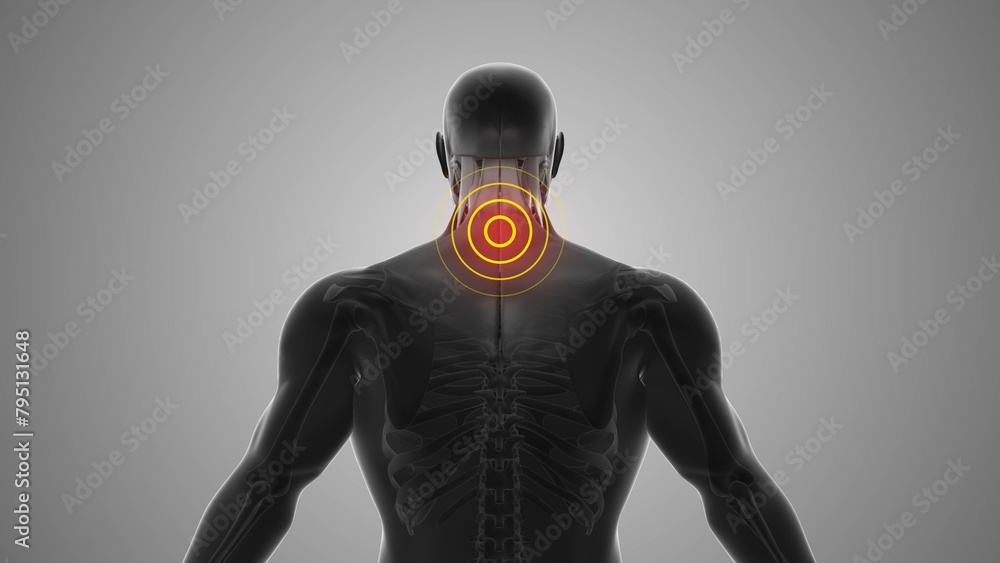 Lower neck discomfort that triggers pain Lower neck discomfort that triggers pain