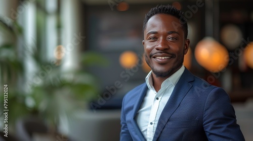 Man in Suit Smiling