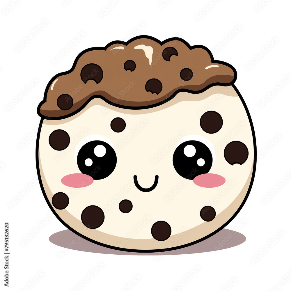 clipart kawaii, choc chip cookie, whip cream and sprinkles, soft pastel colour scheme, white background сreated with Generative Ai clipart kawaii, choc chip cookie, whip cream and sprinkles, soft pastel colour scheme, white background сreated with Generative Ai
