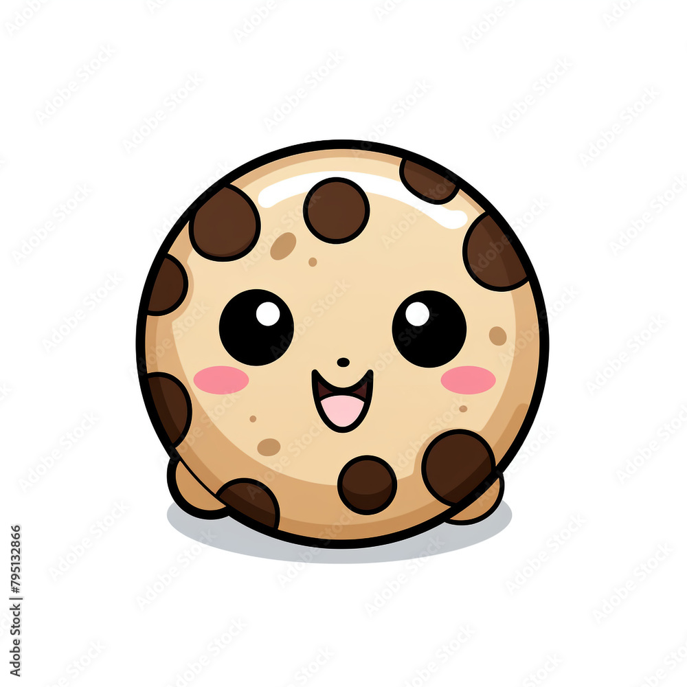 clipart kawaii, choc chip cookie, whip cream and sprinkles, soft pastel colour scheme, white background сreated with Generative Ai clipart kawaii, choc chip cookie, whip cream and sprinkles, soft pastel colour scheme, white background сreated with Generative Ai