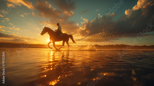 Horse and water. © Janis Smits