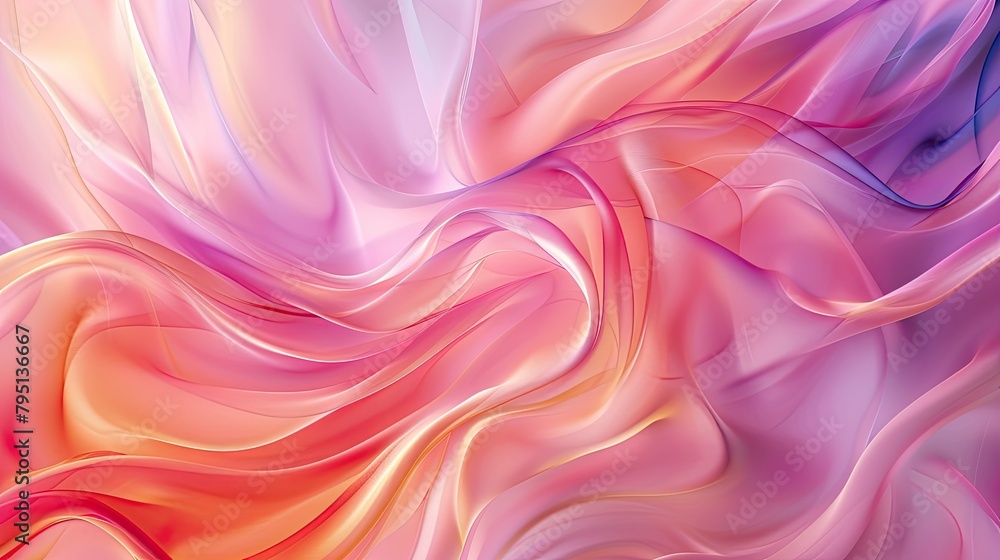 Obraz premium soft abstract silk wave background