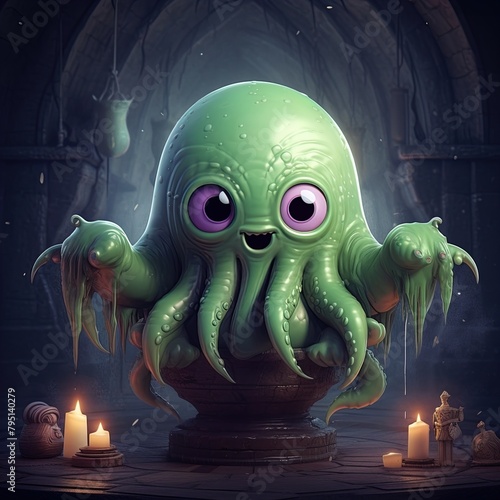 Słodki mały Cthulu