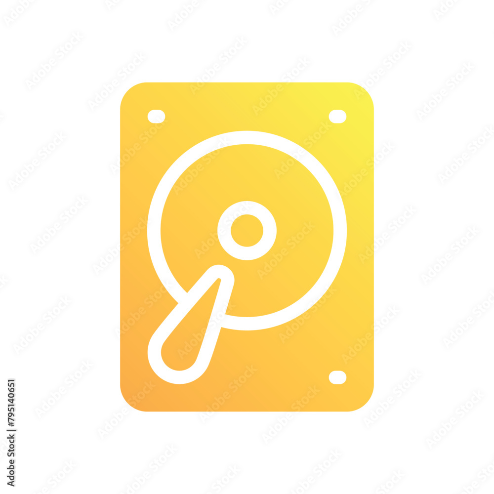 Hard Disk vector icon Hard Disk vector icon