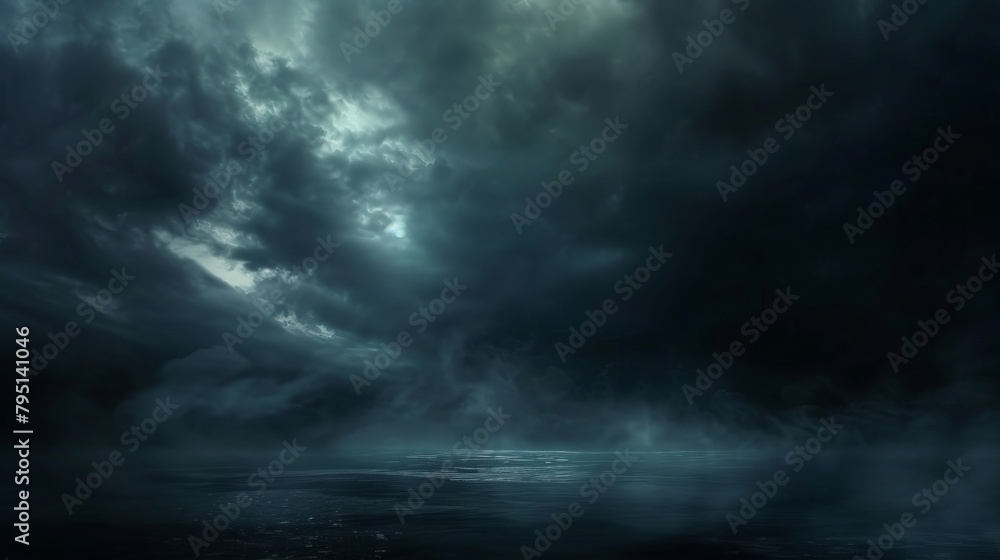 Atmospheric dark background with an air of mystery and suspense Atmospheric dark background with an air of mystery and suspense