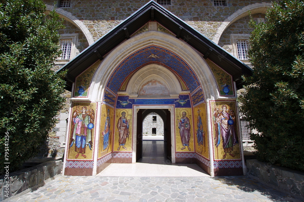 cyprus troodos mountains kykkos monastery