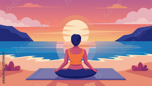 Indulge in a private beachfront sunset yoga session feeling the gentle touch of the ocean breeze as the sun sinks below the horizon..