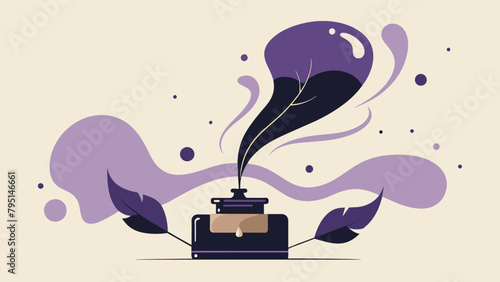 The faint scent of the ink lingering in the air a hint of sophistication and refinement..