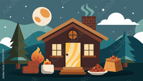 A cozy cabin getaway wouldnt be complete without a gourmet smores bar featuring homemade bourbon marshmallows candied bacon and gourmet cookie crumbs.