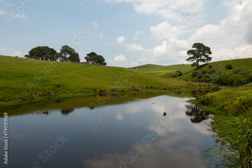 Lake nestled amongst beautiful countryside  © Abby Grace