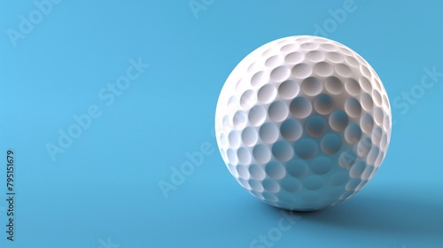 a close up of a golf ball
