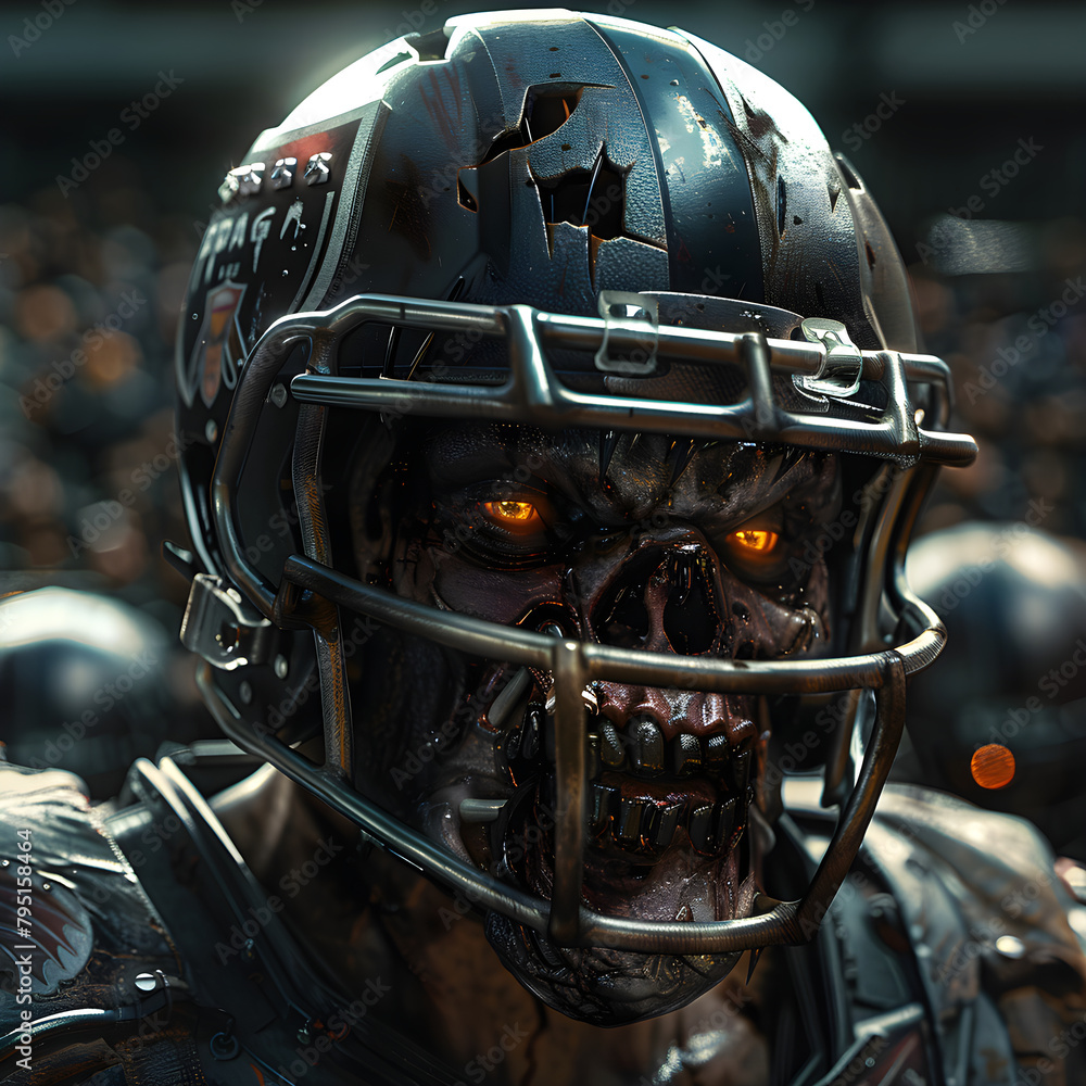 Fototapeta premium american football helmet