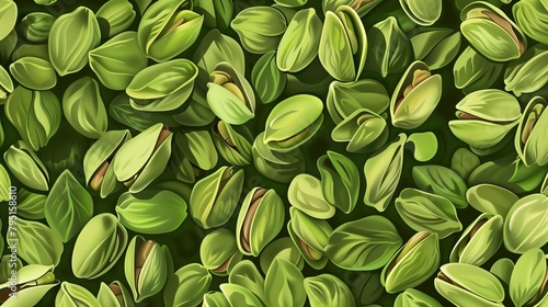 Pistachio nuts pattern texture