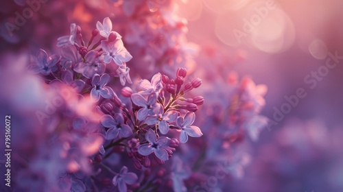 Lilac blooms filling the air with their sweet fragrance, a sign of spring's arrival